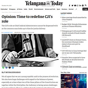 Time to redefine CJIs role